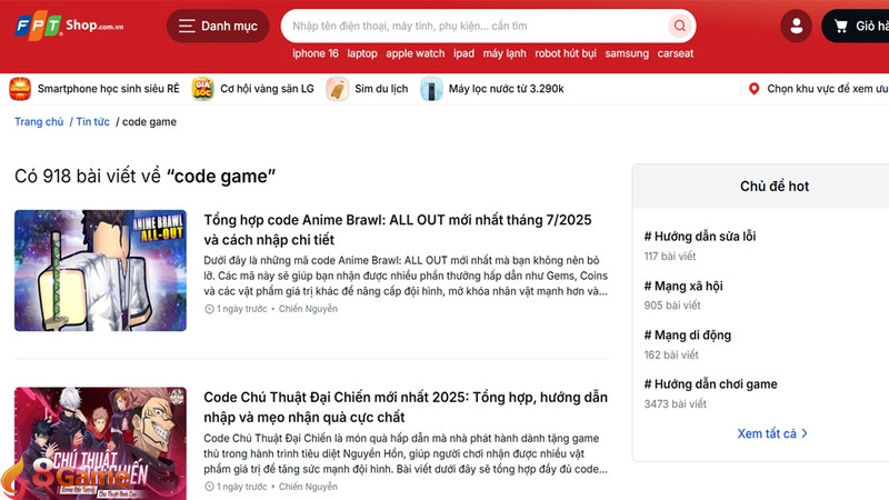 8Game chuyên cung cấp các thông tin hữu ích về game