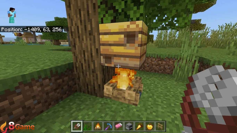cách lấy sáp ong trong Minecraft hình 4