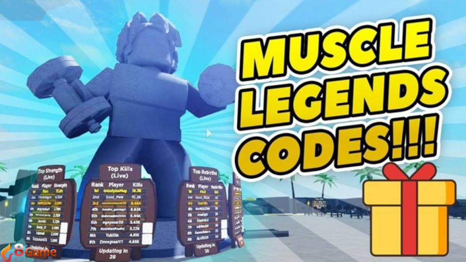 Code Muscle Legends là những mã quà tặng được nhà phát hành tung ra