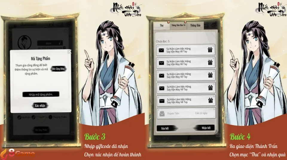 Danh sách code Nhất Niệm Tiêu Dao với nhiều “items” hấp dẫn được cập nhật liên tục tháng 10/2023 hình 4