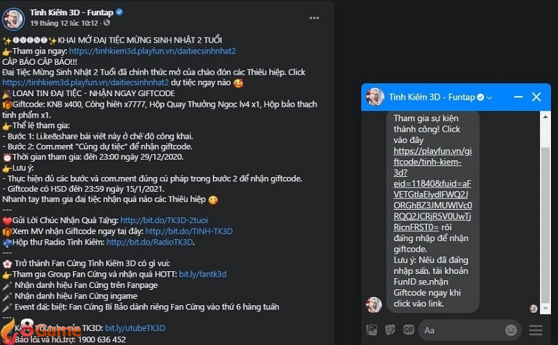 Bước 3 trong quá trình nhập code tình kiếm 3d