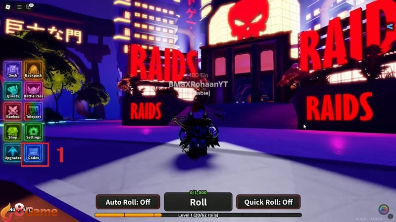 Hướng dẫn cách nhập code Anime Card Clash