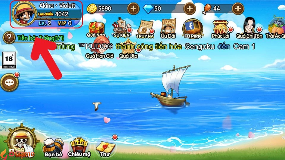 Đăng nhập tài khoản Gomu Huyền Thoại