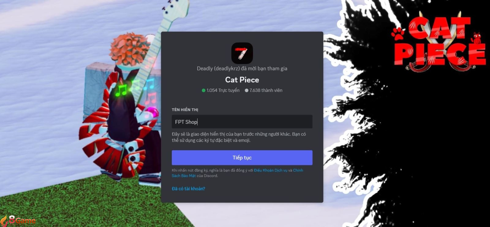 Code Cat Piece hình 5