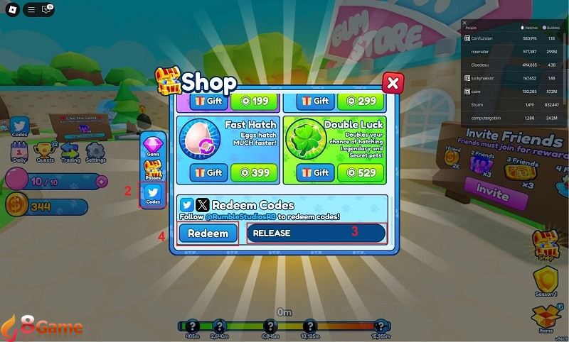 Code Bubble Gum Simulator Infinity ảnh 3