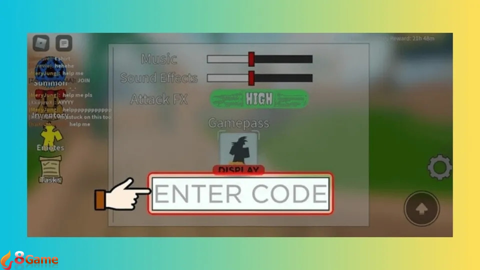 Hướng dẫn nhập code chi tiết bước 2