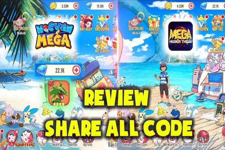 Code Học Viện Mega mới nhất cực nhiều vật phẩm hấp dẫn update liên tục