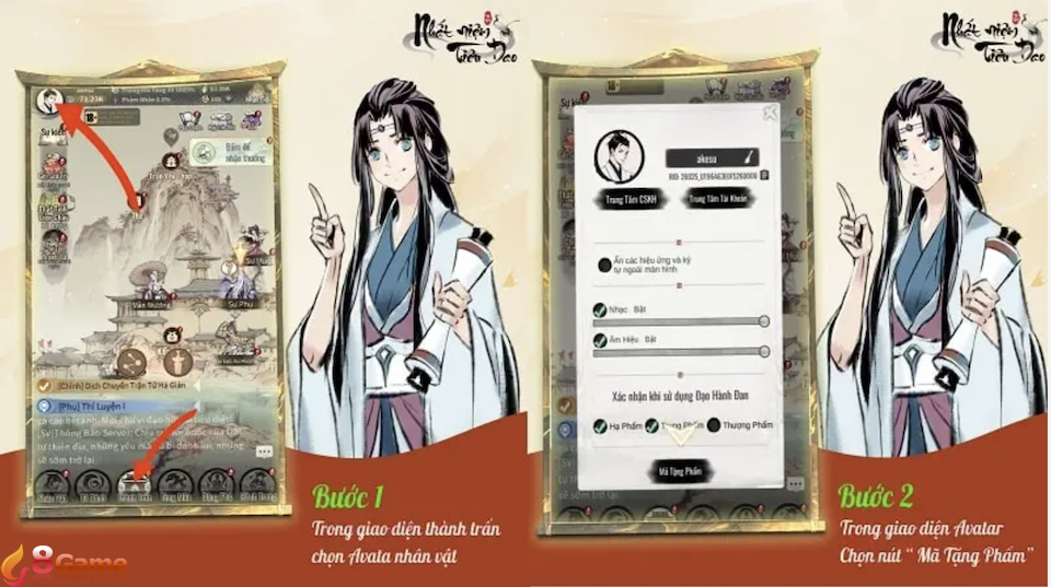 Danh sách code Nhất Niệm Tiêu Dao với nhiều “items” hấp dẫn được cập nhật liên tục tháng 10/2023 hình 3