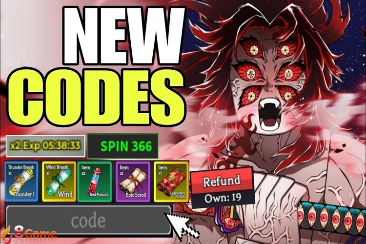 Code Demon Blade mới nhất và hướng dẫn bạn cách nhập code