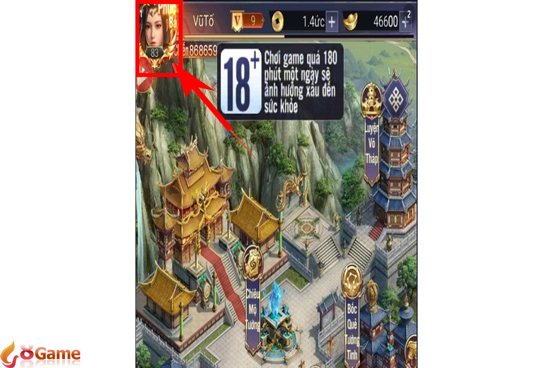 Hướng dẫn nhập code trong Lục Tung Tam Quốc bước 2