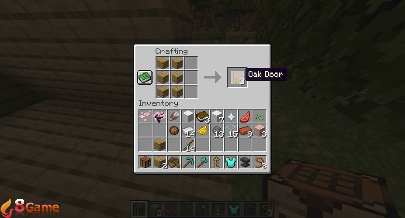 cách làm cửa trong Minecraft hình 1