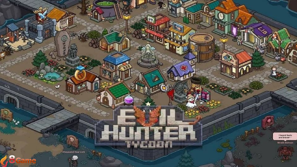 Evil Hunter Tycoon là một trò chơi về quản lý và bảo vệ thị trấn