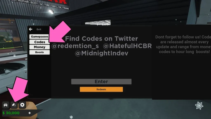 Midnight Chasers code 2