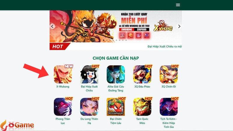 Bước 2 Cách nhập code X-Wukong