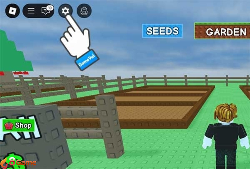 Các bước sử dụng mã thưởng Grow a Garden