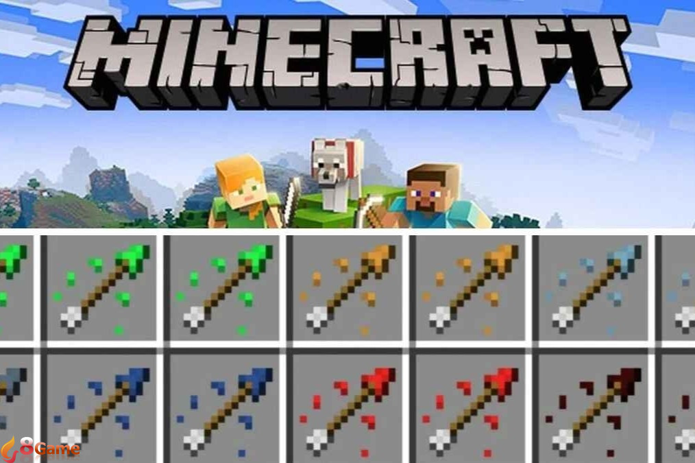 Hướng dẫn cách chế tạo mũi tên trong Minecraft trở thành xạ thủ cừ khôi
