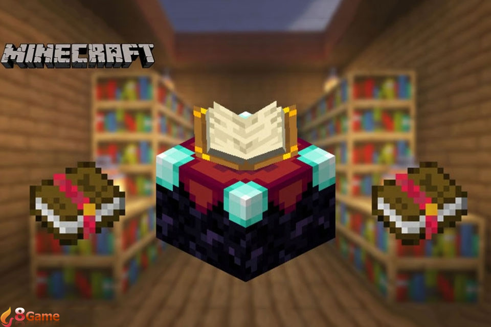 Cách làm sách trong Minecraft xây thư viện, mở khóa phù phép tăng sức mạnh