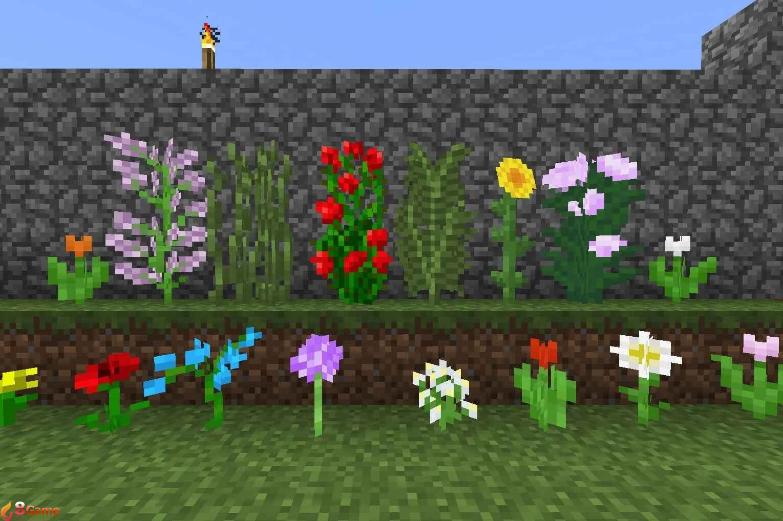 Tất tần tật về hoa Minecraft: Bí quyết tìm kiếm và những ứng dụng